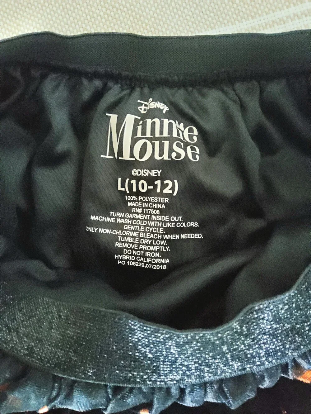 DISNEY - Mini Mouse Halloween Tulle Skirt Kids Sz. L 10/12